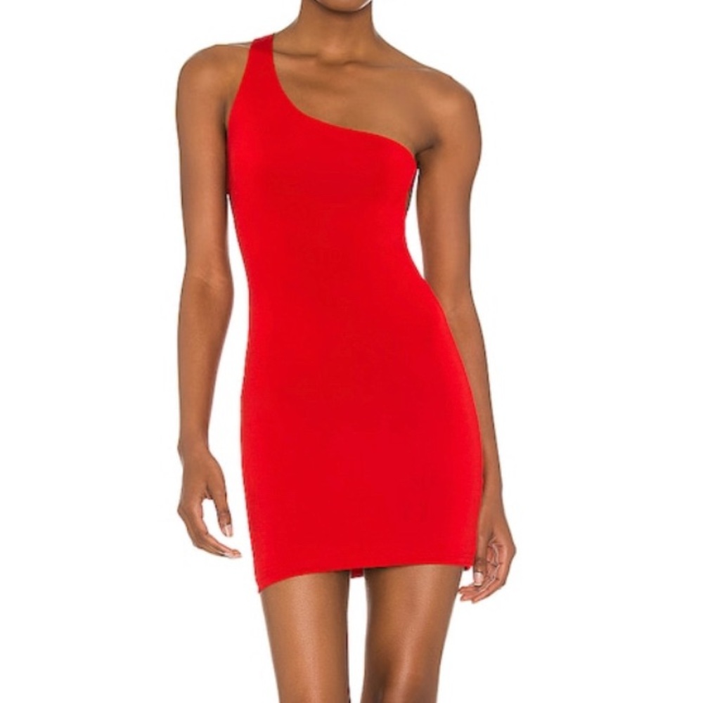 Revolve Strappy Back Dress in Red